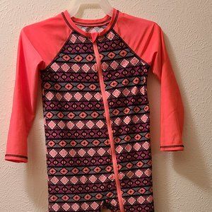 One piece zip up Rashguard